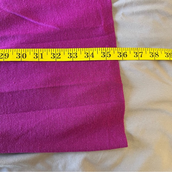 Eileen Fisher Cerise Open Front Cardigan - 100% Superfine Merino Wool - EUC - Picture 9 of 10